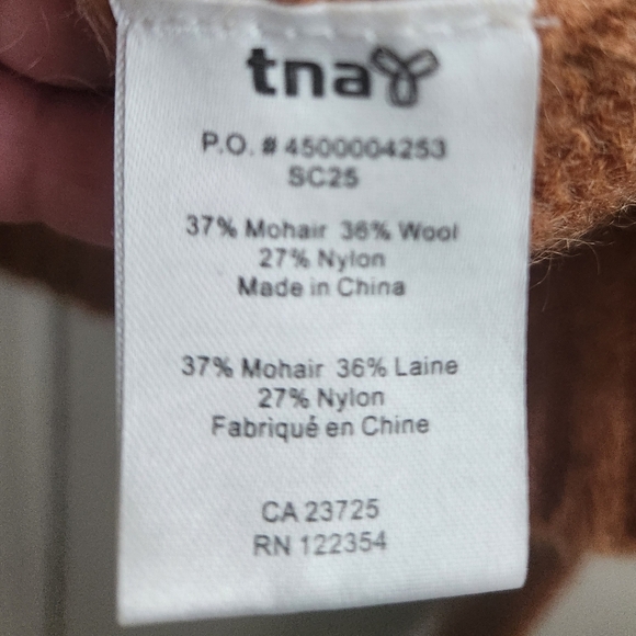 Vintage TNA- Rust Pullover Sweater - Picture 4 of 4
